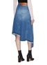 Back View - Click To Enlarge - LOEWE - Panelled denim skirt