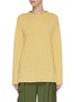 Main View - Click To Enlarge - LOEWE - Bi colour collar anagram wool sweater