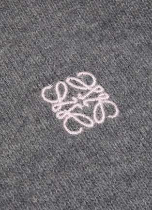  - LOEWE - Bi colour collar anagram wool sweater