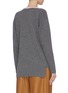 Back View - Click To Enlarge - LOEWE - Bi colour collar anagram wool sweater