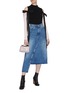 Figure View - Click To Enlarge - LOEWE - Shoulder cutout bow top