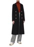 Figure View - Click To Enlarge - LOEWE - Double breasted flared coat