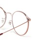 Detail View - Click To Enlarge - RAY-BAN - Metal frame round optical glasses
