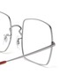 Detail View - Click To Enlarge - RAY-BAN - Metal frame square optical glasses