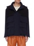 Main View - Click To Enlarge - LOEWE - Patch pocket colourblock parka