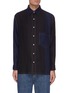 Main View - Click To Enlarge - LOEWE - Panelled contrast stitch shirt