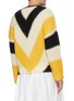 Back View - Click To Enlarge - LOEWE - Colourblock V stripe sweater