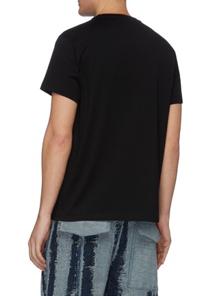 Back View - Click To Enlarge - LOEWE - Anagram embroidered T-shirt