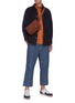 Figure View - Click To Enlarge - LOEWE - 'Fisherman' bicolore jeans