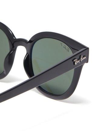 Detail View - Click To Enlarge - RAY-BAN - Bolded temple transparent 'D' frame optical sunglasses