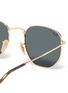 Detail View - Click To Enlarge - RAY-BAN - 'RB3548' metal frame hexagonal sunglasses