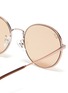 Detail View - Click To Enlarge - RAY-BAN - 'RB3447' metal frame round sunglasses