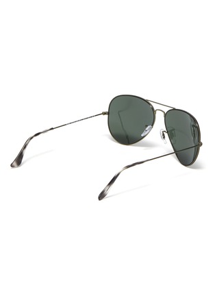 Figure View - Click To Enlarge - RAY-BAN - Metal frame aviator sunglasses