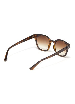 Figure View - Click To Enlarge - RAY-BAN - Square tortoiseshell effect acetate frame sunglasses