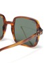 Detail View - Click To Enlarge - RAY-BAN - Turtoiseshell effect acetate frame rectangular sunglasses