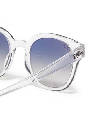 Detail View - Click To Enlarge - RAY-BAN - Clear acetate frame sunglasses