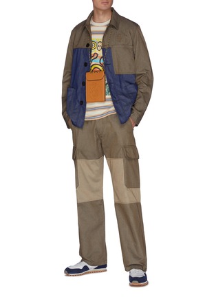 Figure View - Click To Enlarge - LOEWE - Eye/LOEWE/Nature paneled workwear jacket