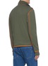 Back View - Click To Enlarge - LOEWE - EYE/LOEWE/NATURE high neck thumbhole sleeve fleece jacket