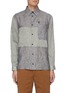 Main View - Click To Enlarge - LOEWE - Logo embroidered colourblock shirt