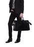 Figure View - Click To Enlarge - SAINT LAURENT - 'YSL SDJ' tonal leather weekend bag