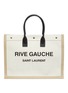 Main View - Click To Enlarge - SAINT LAURENT - 'Noe Rive Gauche' canvas shopper tote bag