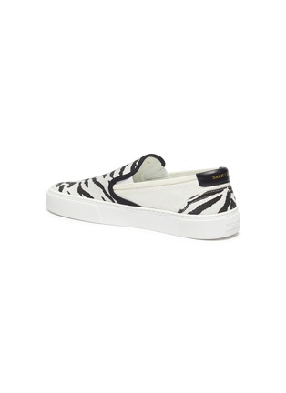  - SAINT LAURENT - 'Venice' zebra print skate sneakers