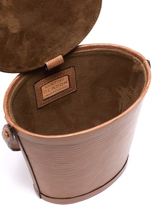 Detail View - Click To Enlarge - HUNTING SEASON - Classic lizard leather bucket bag