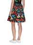 Back View - Click To Enlarge - ALICE & OLIVIA - 'Earla' butterfly print flared skirt