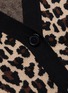  - ALICE & OLIVIA - Contrast hem leopard print cardigan