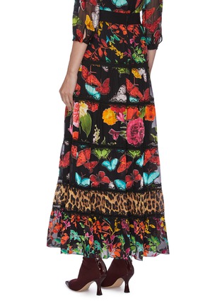 Back View - Click To Enlarge - ALICE & OLIVIA - Lesa' panelled maxi skirt
