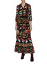 Figure View - Click To Enlarge - ALICE & OLIVIA - Lesa' panelled maxi skirt