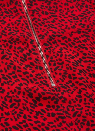 Detail View - Click To Enlarge - ALICE & OLIVIA - 'Poly' leopard print sheer dress