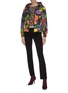 Figure View - Click To Enlarge - ALICE & OLIVIA - 'Durham' butterfly print reversible hooded puffer jacket