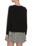 Back View - Click To Enlarge - ALICE & OLIVIA - 'Marmont' shoulder slit chain embellished sweater