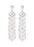 Main View - Click To Enlarge - CZ BY KENNETH JAY LANE - 'Round Fringe' Zirconia drop earrings