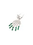 Detail View - Click To Enlarge - CZ BY KENNETH JAY LANE - 'Chandelier' Zirconia drop earrings