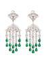 Main View - Click To Enlarge - CZ BY KENNETH JAY LANE - 'Chandelier' Zirconia drop earrings