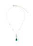 Main View - Click To Enlarge - CZ BY KENNETH JAY LANE - Cluster pear drop necklace