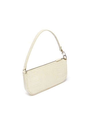 Detail View - Click To Enlarge - BY FAR - 'Rachel' croc-embossed leather small handle bag