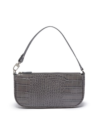 Main View - Click To Enlarge - BY FAR - 'Rachel' croc-embossed leather small handle bag