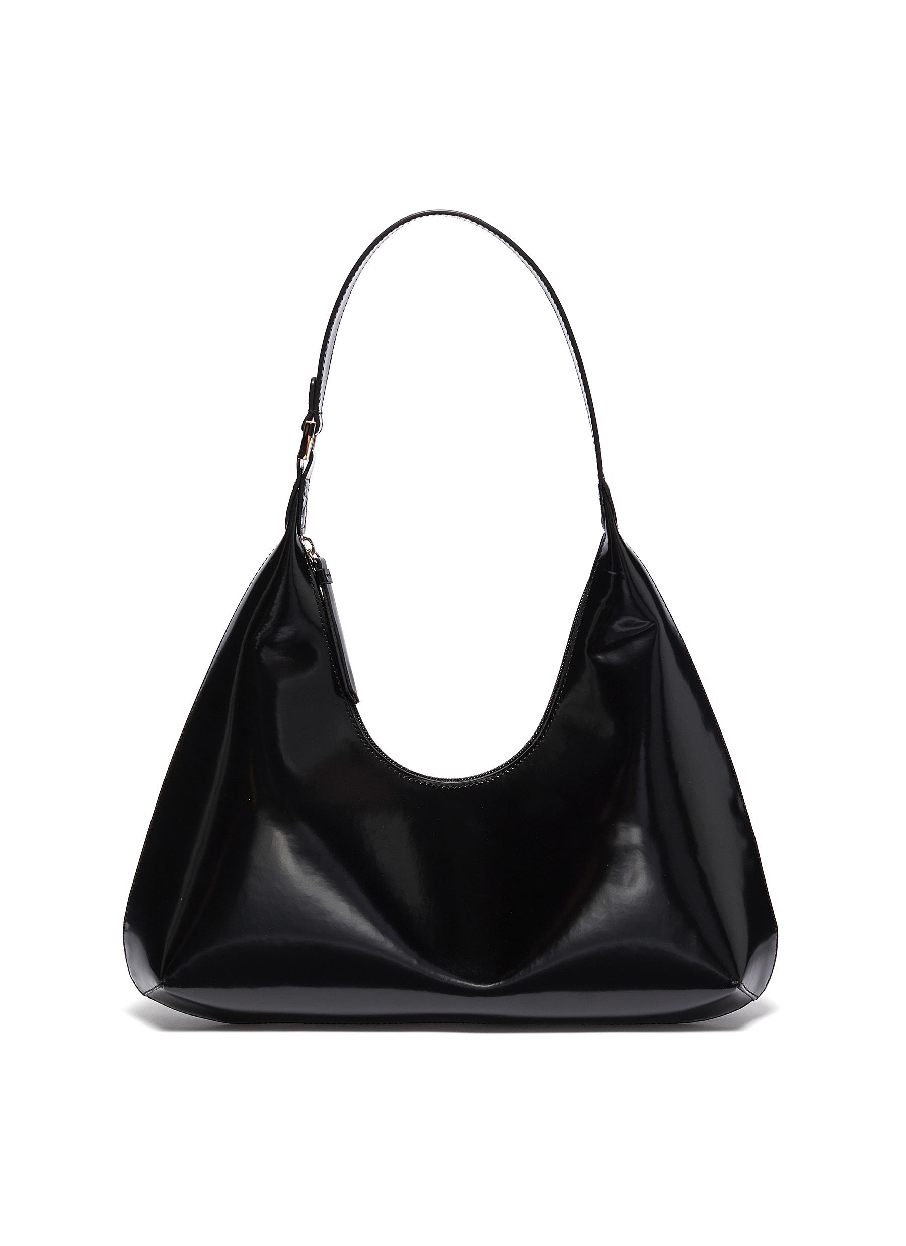 by far black amber bag