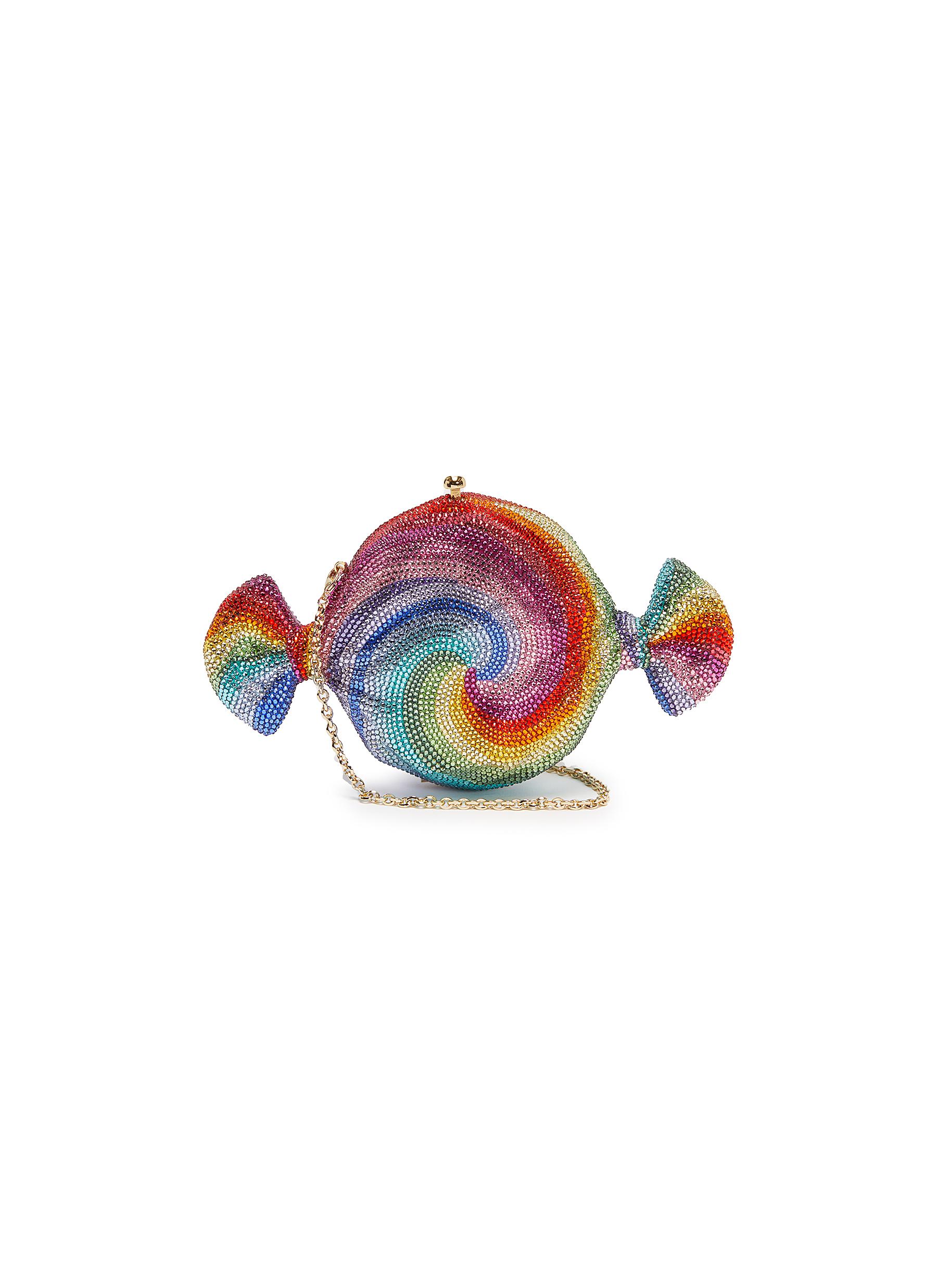 Judith Leiber 'candy Swirl' Crystal Embellished Clutch