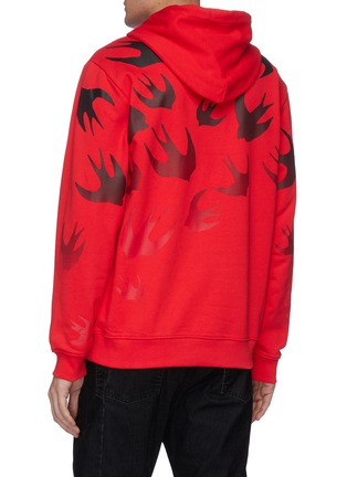 Back View - Click To Enlarge - MC Q - Swallow print hoodie