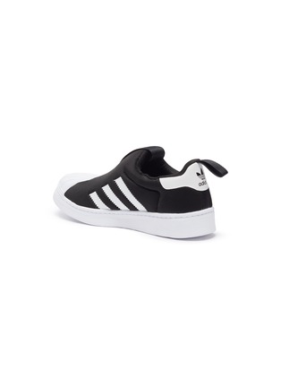 Detail View - Click To Enlarge - ADIDAS - 'Superstar 360' 3-stripes kids slip-on sneakers