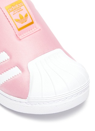 Detail View - Click To Enlarge - ADIDAS - 'Superstar 360' toddler slip-on sneakers