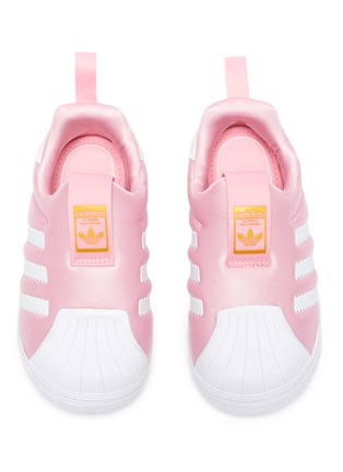 Figure View - Click To Enlarge - ADIDAS - 'Superstar 360' toddler slip-on sneakers