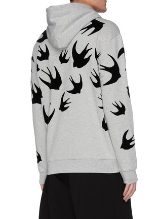 Back View - Click To Enlarge - MC Q - Swallow Print Hoodie