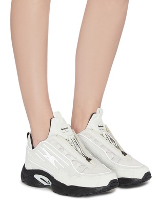 Figure View - Click To Enlarge - REEBOK - x Gigi Hadid DMX series 2200 zip sneakers