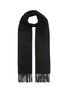 Main View - Click To Enlarge - ALEXANDER MCQUEEN - Logo embroidered cashmere scarf