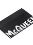 Detail View - Click To Enlarge - ALEXANDER MCQUEEN - 'Graffiti' logo print leather  cardholder
